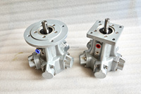 Moteur pneumatique OEM TMH-1.5-200 personnalisable 200mm Bride en aluminium 28N.M 1.125KW Efficace 28N.M 1.125KW Moteur pneumatique OEM personnalisable