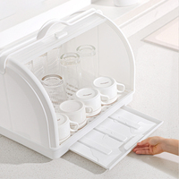 NOUVEAUX bacs de rangement pour bouteilles et tasses respectueux de l'environnement, boîtes de rangement pour inventaire familial