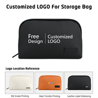Sac Organisateur d'Accessoires Tech en Gros Prêt à Expédier avec Logo Personnalisé Faible MOQ Pochette Organisateur de Câbles Électroniques pour Voyage