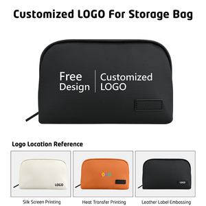 Sac de rangement personnalisé pour accessoires technologiques, avec logo sur mesure, faible MOQ, pochette pour câbles, sac organisateur d'électronique, sacoche pour gadgets - Product Image 2