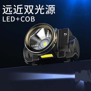 Led Headlamp Rechargeable USB Waterproof 1800mAh For Outdoor Night Fishing Super Bright - Product Image 3