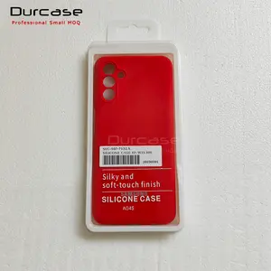 Liquid Silicone 4 Sided Protective Built-in Cloth Rubber TPU Cell Phone Case For Samsung A04E A04S A14 A34 A54 Phones Cover