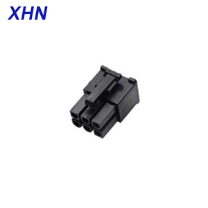 Разъем питания Molex 5557, 4,2 мм, XHN, 4-контактный, нейлоновый, корпус, штекер, черный, для компьютерного кабеля, клеммная колодка - Product Image 2