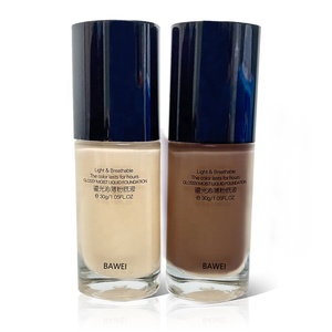 BAWEI <span class=keywords><strong>Bio</strong></span> Couverture Complète fond de Teint Liquide Imperméable Mat Maquillage Spf30 Protection Solaire Pour La Peau Foncée - Product Image 2