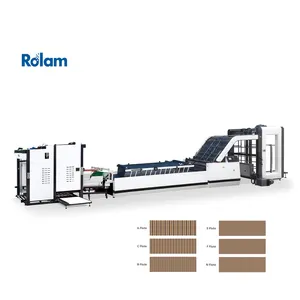 Automatic Rolam 1450ES High Speed Laminator Corrugated Paper A B E F Flute Lamination Laminating Machine