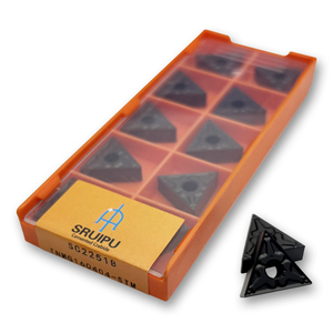 Sruipu CNC tungsten carbide chuyển công cụ chủ tnmg160404 tnmg160408 tnmg160412 Bộ phận gia công máy tiện đặt hàng tối thiểu 10 cái - Product Image 3