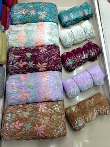 Tissu de filet de séquence arc-en-ciel de qualité supérieure pour les robes de femmes de l'exportateur et du fournisseur indiens au prix de gros - Product Image 3