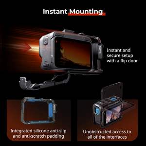 กรงกรอบยูทิลิตี้ขนาดเล็กสำหรับ Insta360 Ace Pro 2/ACE Pro, Claw and Cold SHOE สำหรับไมโครโฟนไฟวิดีโอ-5000 - Product Image 3