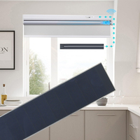 Panneau solaire Sunpower Cell 24% à haute conversion 3W 5V avec sortie CC pour systèmes de rideaux intelligents