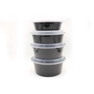 Takeaway lò vi ba 48oz vòng nhựa dùng một lần Bento thực phẩm lưu trữ Hộp Ăn Trưa bữa ăn chuẩn bị <span class=keywords><strong>container</strong></span> - Product Image 3