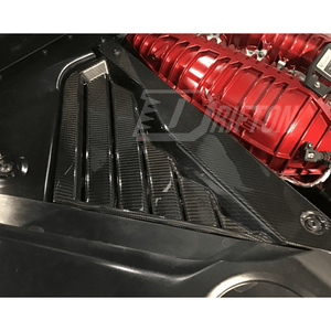 แผงครอบช่องเครื่องยนต์คาร์บอนไฟเบอร์แบบแห้ง Drifton รุ่นใหม่ สำหรับ Chevrolet Corvette C8 Coupe Stingray Z51 & Z06 Z07 ปี 2020-2026 - Product Image 3