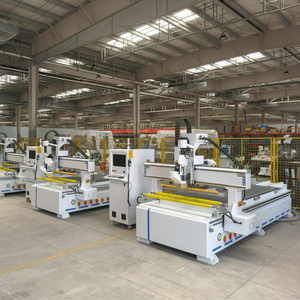 เครื่องเราเตอร์ ATC แบบมัลติฟังก์ชั่นสำหรับงานเฟอร์นิเจอร์ประตู  แบบเส้นตรง  สำหรับแผ่นไม้ 1325 พร้อมระบบโหลดและขนถ่ายอัตโนมัติ 1325 - Product Image 4