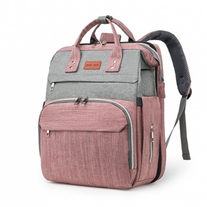 Commercio all'ingrosso di grande capacità doppia spalla per la borsa di mamma nuovo stile di allattamento al seno borsa transfrontaliera per la madre e il bambino <span class=keywords><strong>letto</strong></span> borsa - Product Image 5