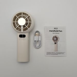 <span class=keywords><strong>Mini</strong></span> ventilador de refrigeración portátil de 5 velocidades 1200mAh ventilador portátil recargable por USB H13 - Product Image 1