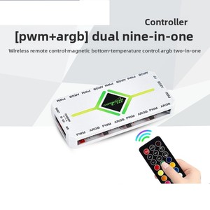 Argb điều khiển không dây điều khiển từ xa 5V 3-pin Shuang đồng bộ PWM kiểm soát nhiệt độ USB 2.0 Hub Máy tính để bàn máy tính kho - Product Image 6