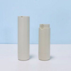 Manufacture Empty 45ml 25ml White Lotion <b>Bottle</b> Luxury Cosmetic Airless Rotary <b>Pump</b> Skin Care Cream <b>Bottle</b> - Product Image 2