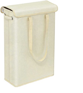 Cesto Pieghevole per Biancheria <span class=keywords><strong>Sporca</strong></span> con Coperchio, Contenitore per Lavanderia - Product Image 2