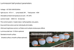 Lumière cinétique LED RGBW avec contrôle Dmx, éclairage <span class=keywords><strong>de</strong></span> scène, boule <span class=keywords><strong>de</strong></span> discothèque, décor <span class=keywords><strong>de</strong></span> boîte <span class=keywords><strong>de</strong></span> <span class=keywords><strong>nuit</strong></span> pour Club Bar Xmas Events - Product Image 3