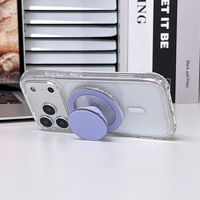 Support de téléphone magnétique Pop Socket avec béquille et poignée, logo et couleur personnalisables