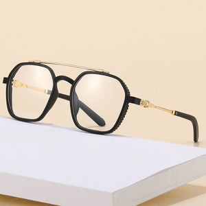 <span class=keywords><strong>Gafas</strong></span> de estilo <span class=keywords><strong>aviador</strong></span> con marco óptico para ordenador, anteojos a la moda, con bloqueo de luz azul - Product Image 1