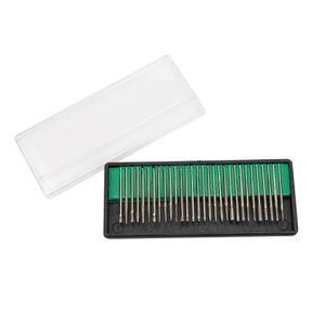 Tiges de meulage diamantées pour dentisterie, 30 pièces, pack mixte, forme d'aiguille, pour accessoires de perceuse dentaire - Product Image 3