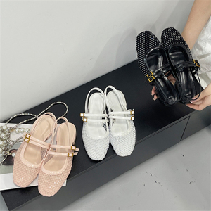 Zapatos Planos de Verano 2025 de Alta Calidad para Mujer, Transpirables, Antideslizantes, Cómodos, Tipo Ballet, Tallas 35-43 - Product Image 6
