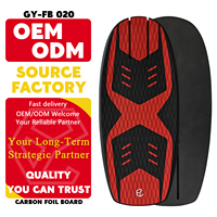 Nouvelle planche de SUP tout terrain en fibre de carbone 96CM Portable Imperméable Unisexe Planche de surf pour sports nautiques en mer
