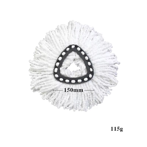 Tête de balai serpillère rotative en microfibre <span class=keywords><strong>Vileda</strong></span> 360 EasyWring, recharge pour balai serpillère rotatif 360 EasyWring, manche de balai à 4 sections fileté USA/Euro - Product Image 2