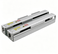 Actionneur linéaire à vis à billes CNC KHMOS HYS100-L10-BC-S, moteur, charge 50 kg, course 1000 mm, double rail de guidage, roulement antirouille