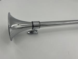UN TUYAU 640MM CHROME SANS COUVERCLE CORNE DE CAMION CORNE À AIR 12/24V - Product Image 5