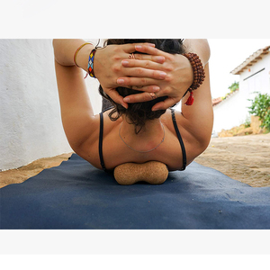 Bóng mát-xa bằng nút chai hữu cơ, in logo tùy chỉnh, kích thước 8x16cm, dùng cho tập <span class=keywords><strong>Yoga</strong></span> - Product Image 5