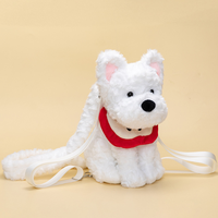 Sac à dos en peluche amusant en forme d'animal, nouveau design, renard, chien, sac personnalisé en forme d'animal