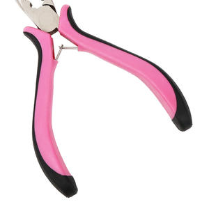 Pinzas para Extensiones de Cabello Xinrui Hardware de 4.5 Pulgadas, Color Rosa y Negro, con Punta de Aguja para Instalación y Extracción - Product Image 5
