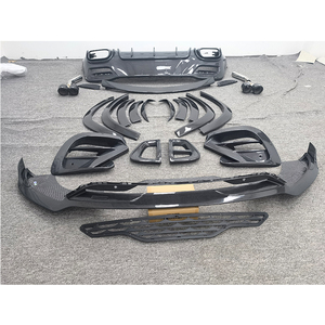 Pièces automobiles en fibre de carbone sèche pour Mercedes-Benz GLE <span class=keywords><strong>63</strong></span> Coupé, kit carrosserie style B pour mise à niveau, lèvre avant, aileron de passage de roue - Product Image 5