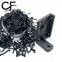 Granulés de Nylon 66 Conducteurs Antistatiques PA66 LCF30 Renforcés de Fibres de Carbone Longues, Haute Résistance à l'Usure pour Jambes de Robot Quadrupède