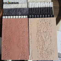 Panneau de placage en pierre ultra-mince de conception moderne Panneau de terre battue avec grande dalle pour mur intérieur de villa Matériau modifié