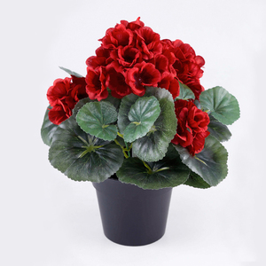 Tự làm thiết kế hiện đại PP nhựa vải màu hồng pastel hoa nhân tạo ngoài trời - Product Image 1