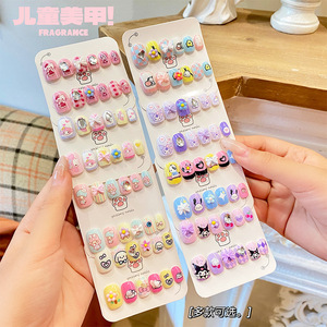 Nuevas pegatinas de uñas de dibujos animados para niños, exquisitas uñas postizas en caja, material ABS, uñas de celebridades para usar en los dedos, CE - Product Image 4