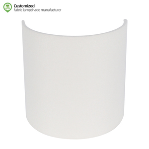 Handmade Light <strong>Shade</strong> White <strong>Linen</strong> Wall <strong>Lamp</strong> Cover Modern Half Round Drum Sconce Wall <strong>Lamp</strong> <strong>Shade</strong> - Product Image 1