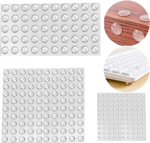 Pare-chocs de porte d'armoire en caoutchouc transparent en silicone collant auto-adhésif pare-chocs d'armoire pour meubles de cuisine de <span class=keywords><strong>Protection</strong></span> <span class=keywords><strong>murale</strong></span> - Product Image 5