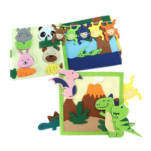 Libro Sensorial de Fieltro para Niños Pequeños, Libro de Actividades para Viajes, Primer Libro de Actividades para Niños, Juguetes Educativos de Aprendizaje Temprano - Product Image 1