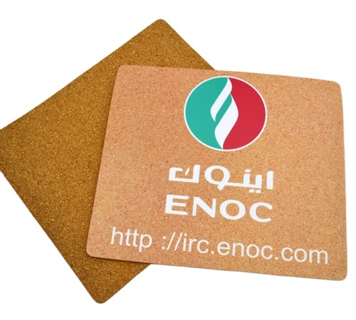 Eco-friendly Computer Desk Natural Cork Waterproof PVC Surface Anti-Slip Mouse Pad with Felt Cork Customizable Sizes in Stock