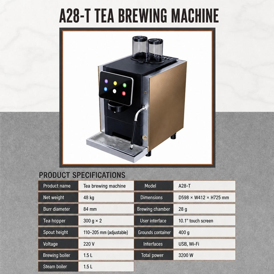 Fully Automatic Tea Brewing Machine Commercial Beverage Extractor for ...