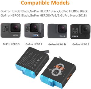 Batería JHTC de 1500 mAh para GoPro <span class=keywords><strong>Hero</strong></span> <span class=keywords><strong>8</strong></span> Black, Accesorios para Baterías - Product Image 6