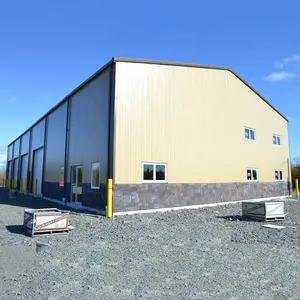 Construcción de cobertizos de acero almacén de marco de acero taller prefabricado almacén comercial estructuras de acero prefabricadas edificios