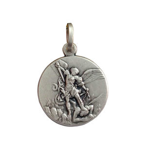 Medalla de San Miguel Arcángel de Metal Hecha a Medida - Product Image 6