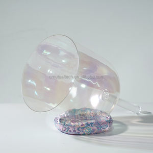 Cuenco de Cristal para Terapia de Sonido, Cuenco de Cuarzo de Alta Calidad con Luz Cósmica, Instrumento de Sanación por Sonido, Portátil - Product Image 5