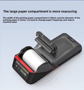 Lecteur RFID UHF longue portée, <span class=keywords><strong>scanner</strong></span> de codes QR Android 13, collecteur de données d'entrepôt, imprimante thermique industrielle robuste et <span class=keywords><strong>scanner</strong></span> de codes-barres - Product Image 4