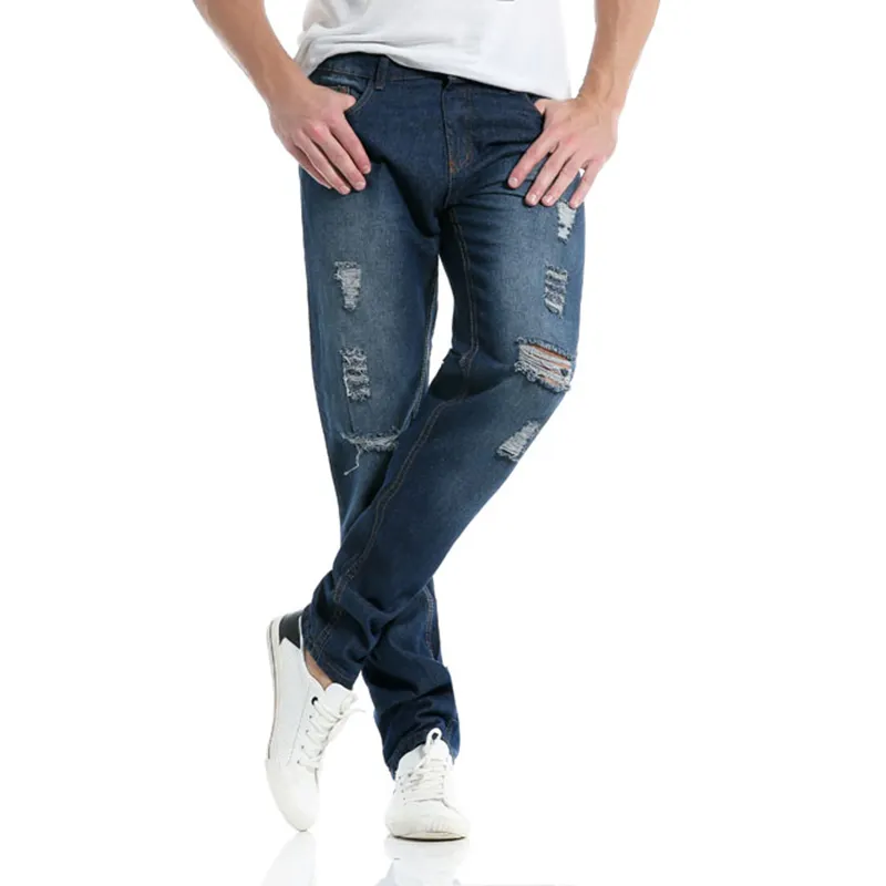 Men Clothes and Jean Pants Classic Regular Design Mens Denim Trousers Slim Fit Jeans