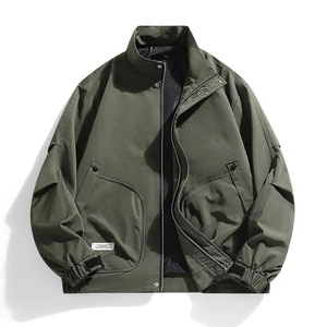 Chaqueta acolchada de poliéster personalizada para hombre, estilo americano, piloto, talla grande, gruesa, cálida, de béisbol, Primavera, Otoño e Invierno - Product Image 3